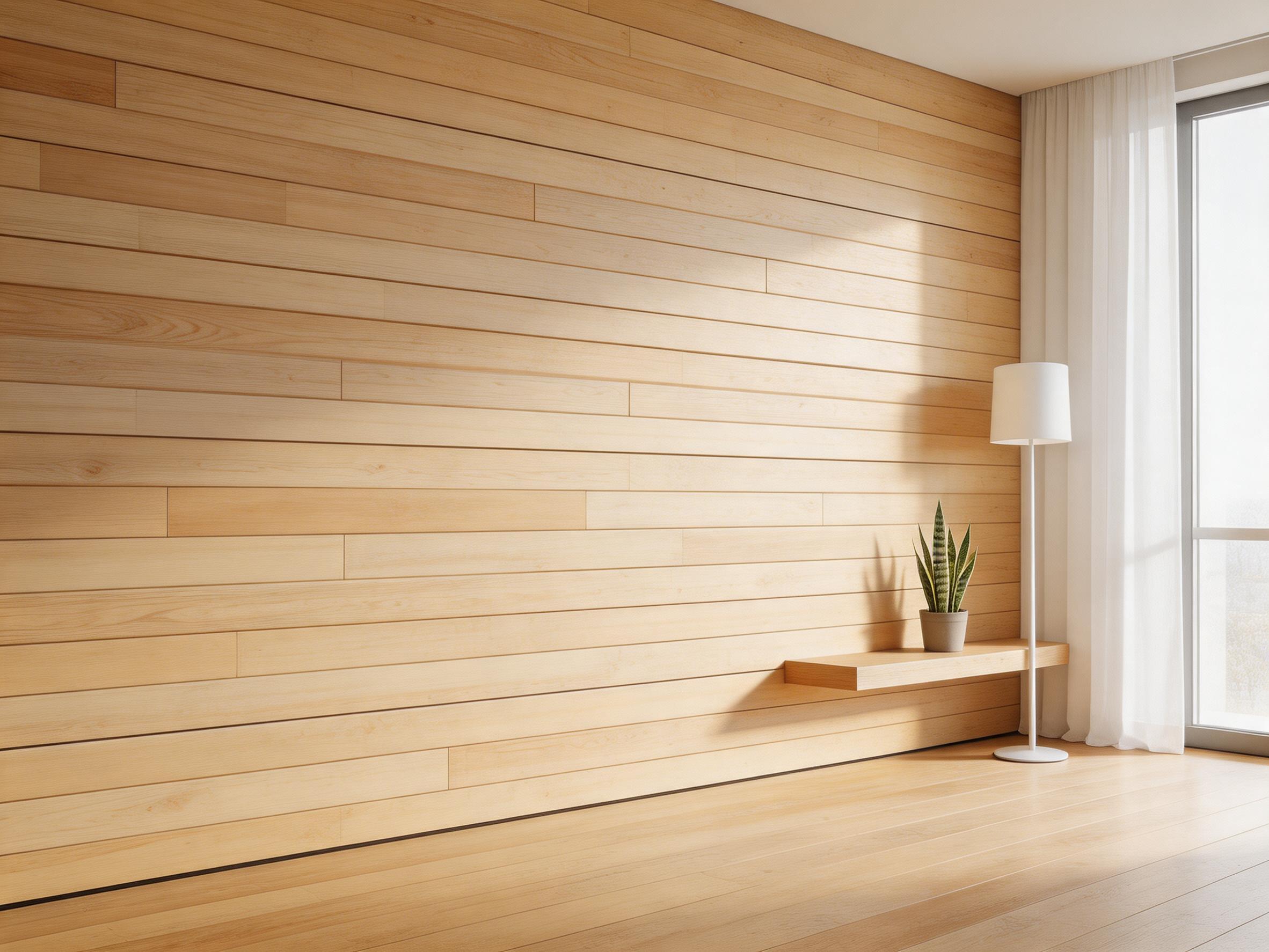 panouri lemn pe perete interior finisaj natural MAPAN